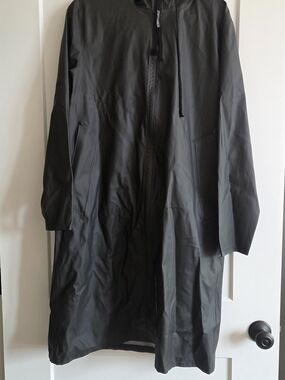 Stutterheim Black Hooded Raincoat